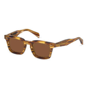 DITA Monolix Brown Hazel Acetate Square Sunglasses DTS750-A-03 NEW WITH BOX
